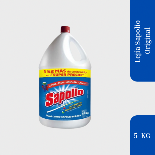 Lejía Cloro Original 5 kg Sapolio
