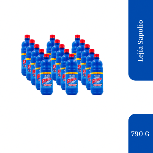 Lejía sapolio 790 ml x 15 unidades