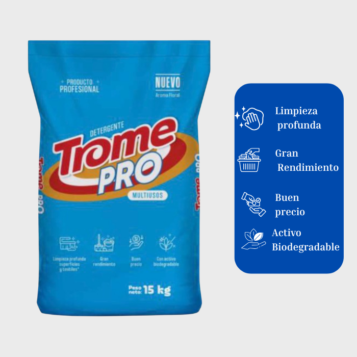Trome Pro Detergente Multiusos 15 kg